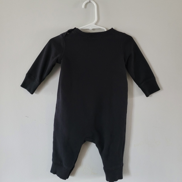 George Baby Halloween Skeleton Black Long Sleeve Romper, Jumpsuit,  6-12M - Picture 4 of 8